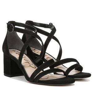 NWT Black Same Edelman Stacie Sandal Size 6